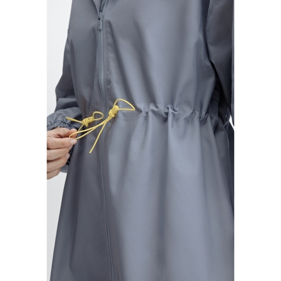 Fabletics Johanna Oversized Parka, Size Small, Color Raincloud Multi - Picture 4 of 15